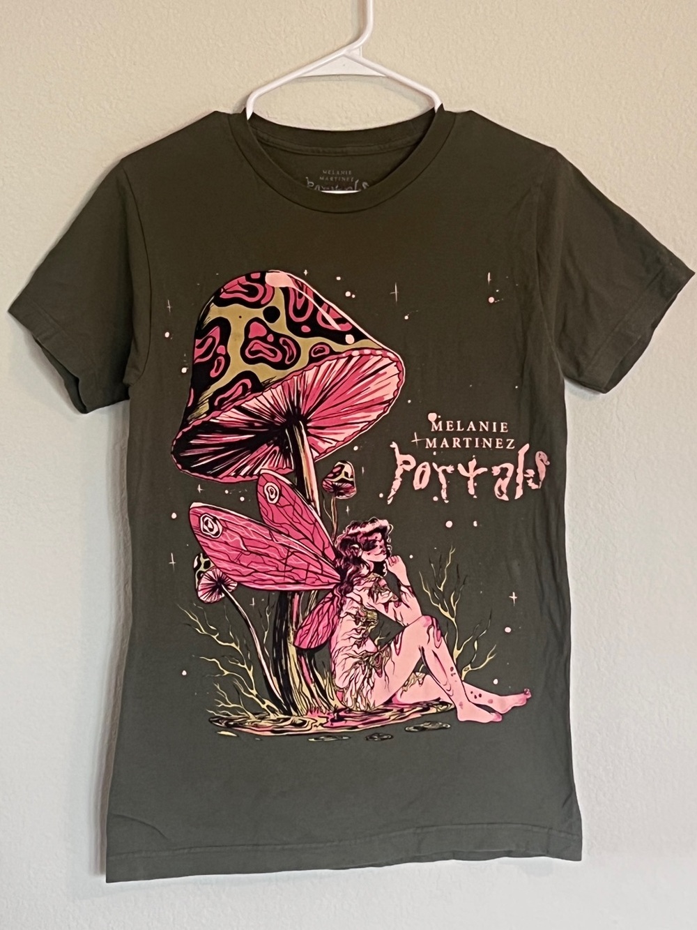 Melanie Martínez Portals T-shirt Mushroom Fairy Concert Tour Merchandise Green